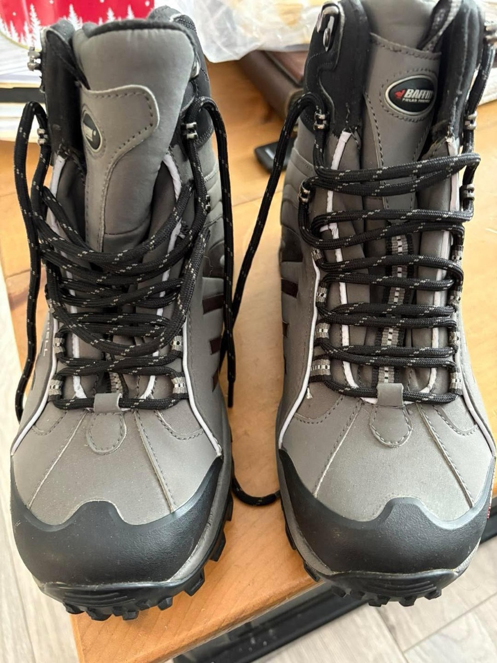 Baffin Men's Gray and Black Lace-Up Outdoor Boots